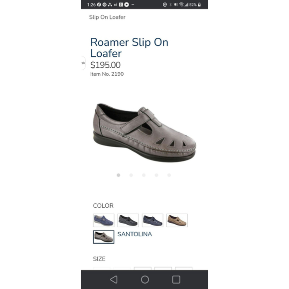 SAS Roamer Slip On Size 8.5M - Picture 7 of 8